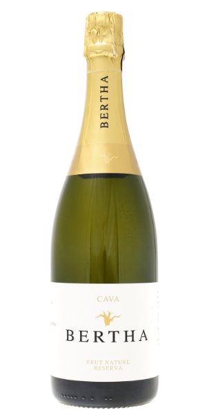 Fles Cava Bertha Brut Nature Reserva, cava