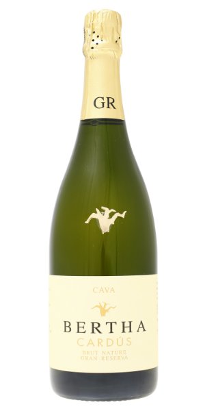 Fles Cava Bertha Brut Nature Gran Reserva Cardus, cava